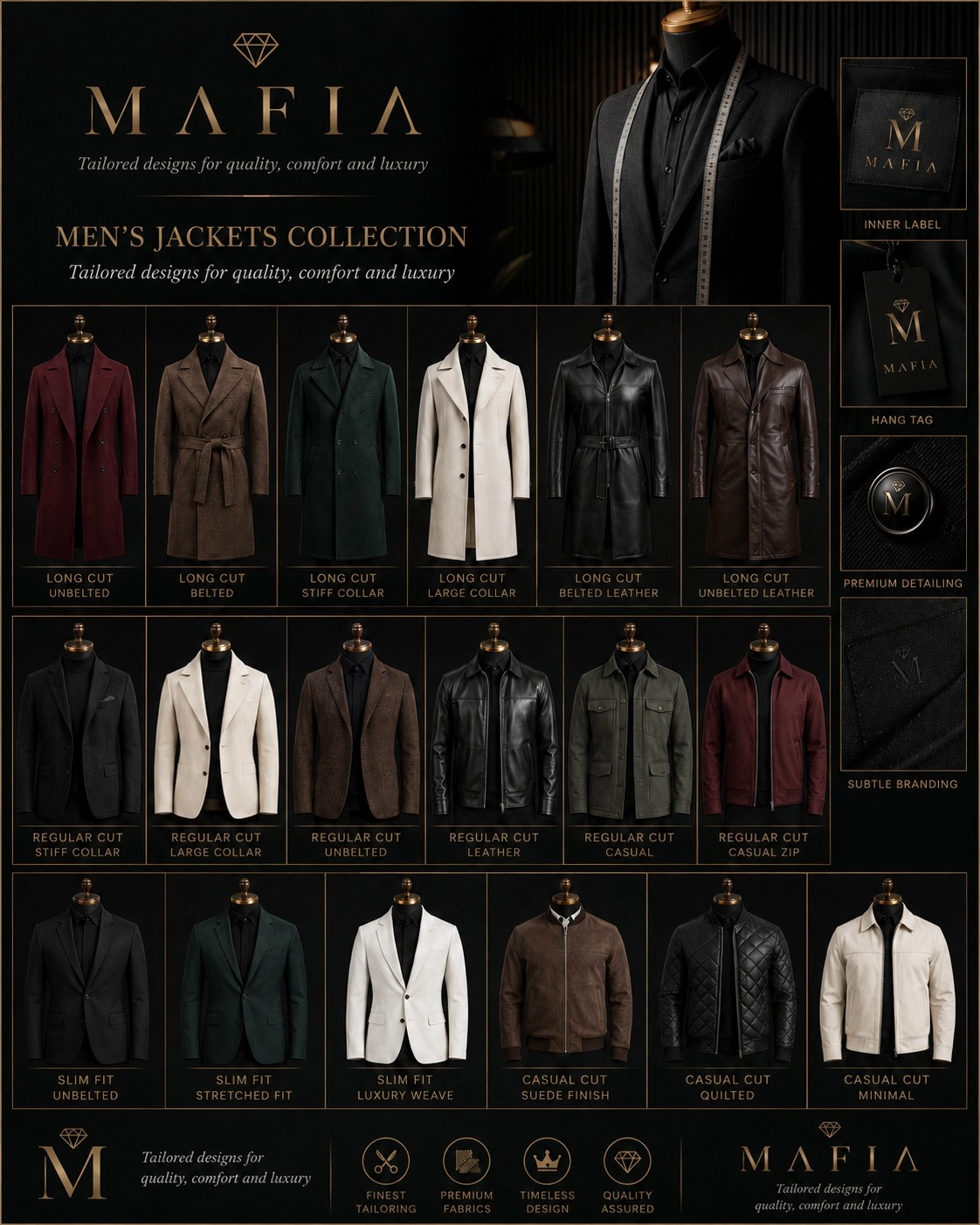 MAFIA men's leather jackets collection